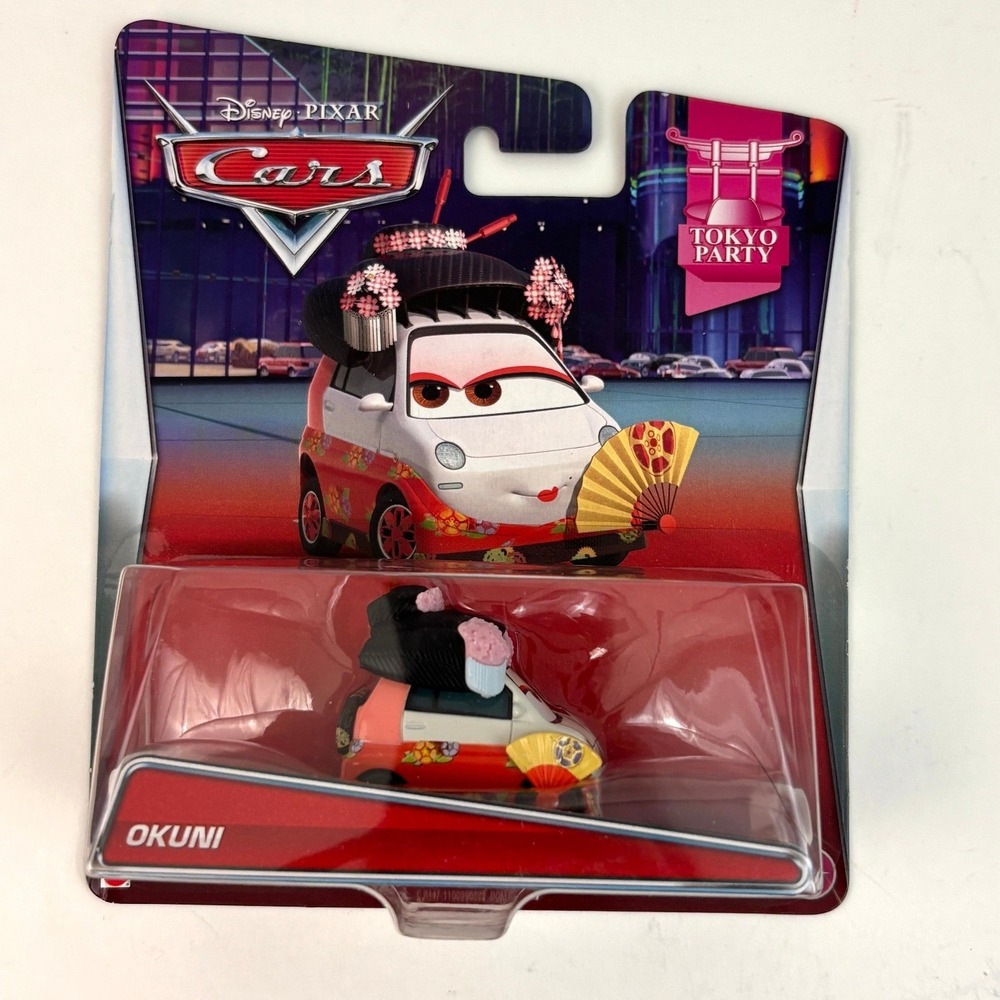 2015 Disney Pixar Cars Okuni #4/10 Tokyo Party CJM47 Geisha Diecast Sealed